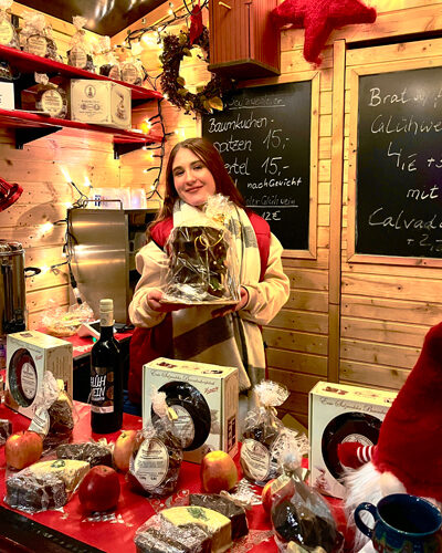 Salzwedeler Baumkuchen am Weihnachtsmarkt Lüneburg